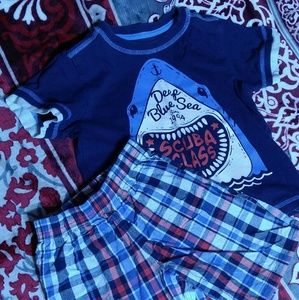 Boys matching outfit.